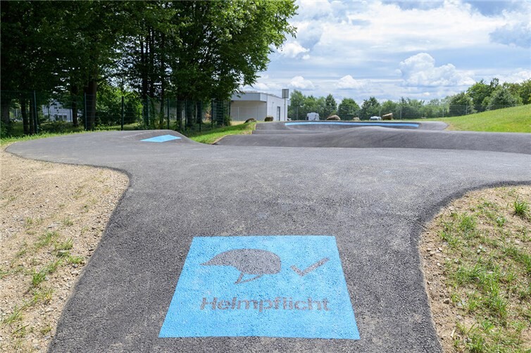 Der neue Pumptrack in Wirges.