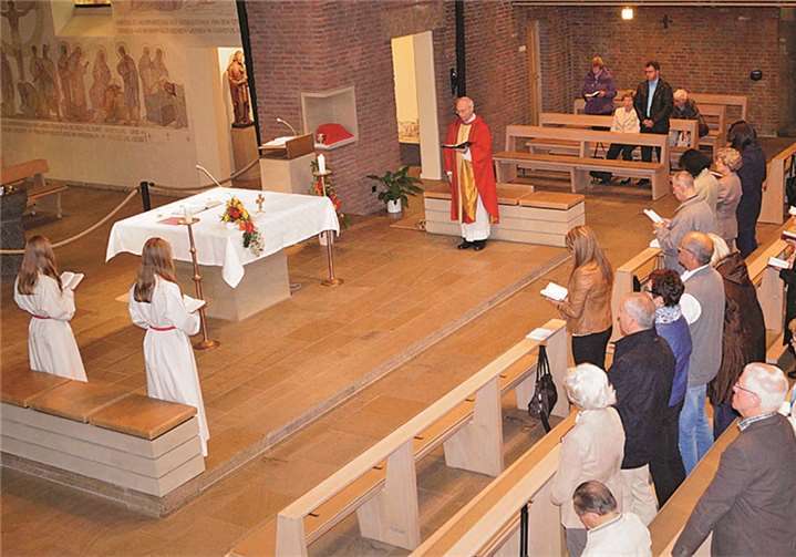 Der neue Rektor Konrad Flatau hielt zum Beginn der Festwoche im Kloster Maria Martental ein Festamt.