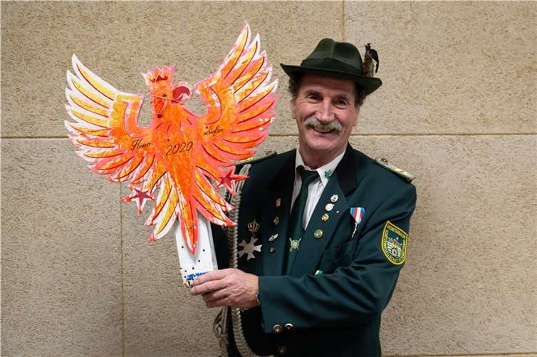 Der neue Schützenkaiser 2020/2021 Peter Ulbricht.