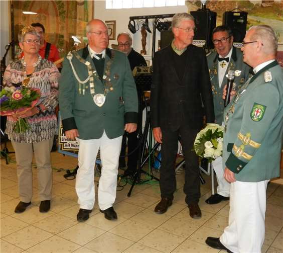 Der neue Schützenkönig Heinz Buch.