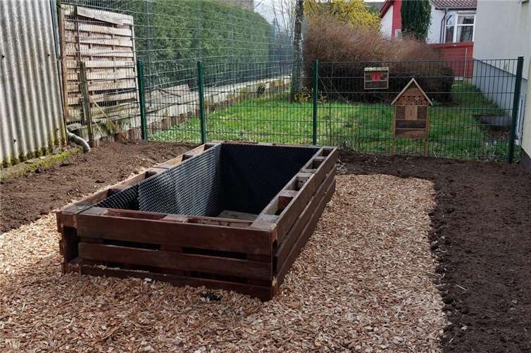 Der neue Schulgarten. Foto: privat