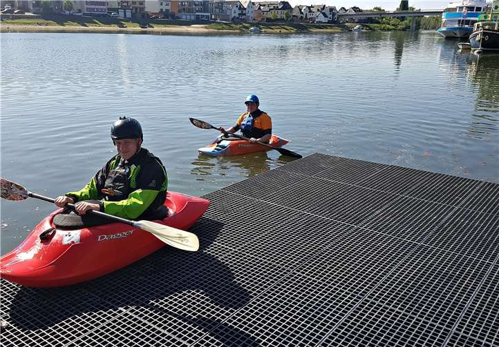 Der neue Schwimmer wurde in Betrieb genommen. Foto: Privat