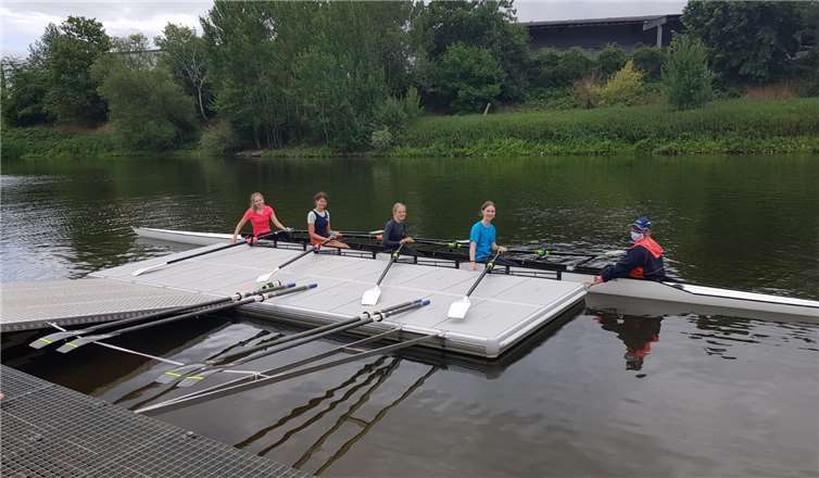 Der neue Schwimmsteg wurde nun in Betrieb genommen. Foto: privat