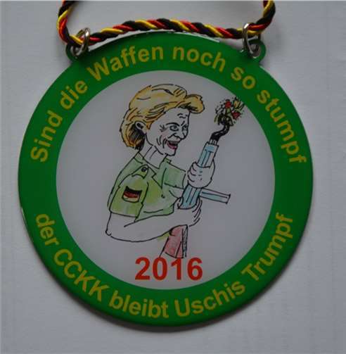 Der neue Sessionsorden des Clubs.