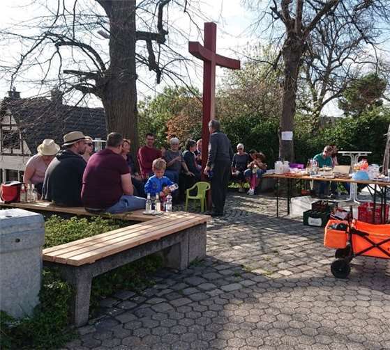 Der neue Sitzkomfort wurde dann am Sonntag bei schönstem Sonnenschein getestet und für gut befunden.Foto: privat