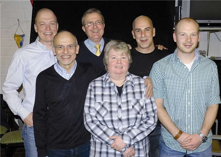 Der neue TCK-Vorstand v.li. Ralf Blanke, Jürgen Hohengarten, Jörg Ziegler, Marion Eckweiler, Thomas Milla, Jan Meller. privat