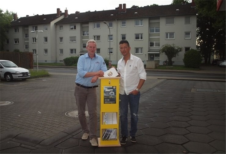 Der neue Technische Leiter Thorsten Leffeck neben dem 1. Vorsitzender Sascha Sieburger.privat