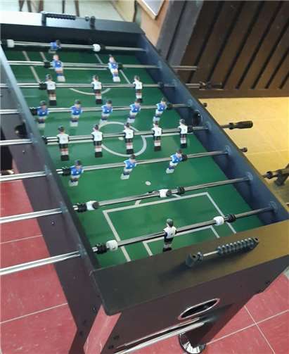 Der neue Tischkicker beim TC RL Lahnstein. Foto: privat