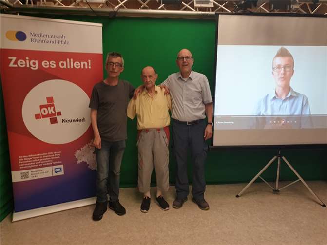 Der neue Vorstand.  Foto: Offener Kanal Neuwied e.V.
