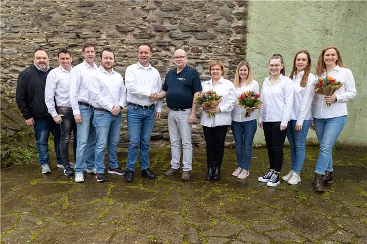 Der neue Vorstand. Foto: Stadtsoldatenkorps Remagen/Anka Floßdorf