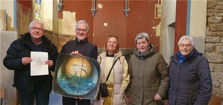 Der neue Vorstand: Markus Hartmann, Walter Rick, Barbara Kloss, Helga Sonntag, Anneliese Kley (v.r.).  Foto: Dr. Martin Steffens
