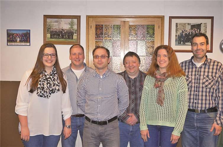 Der neue Vorstand: (V.l.) Irina Kalter, Dirk Wester, Michael Kreutz, Martin Jaeckel, Nicole Hohensee-Witz und Erster Vorsitzender Markus Schäfer. privat