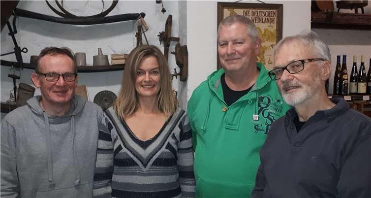 Der neue Vorstand: Wolfgang Weber, Christina Waldmann-Mohr, Ulrich Mattick und Dr. Rolf Wiese. Es fehlt Gisela Wrede. Privat