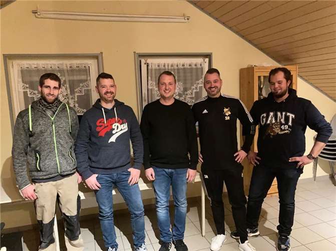 Der neue Vorstand bestehend aus Stephan Rippel (1. Vorsitzender), Manuel Jäger (2. Vorsitzender), Timo Rippel (Schatzmeister), Peter Augustin (Schriftführer) und Sebastian Doré (Beisitzer).  Foto: privat