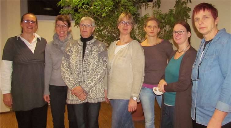Der neue Vorstand der Bandorfer Fraueninitiativ (v.l.n.r.): Heike Herrmann, Kirsten Kaiser, Cordula Auel, Anja Meier, Christina Schnettker, Jennifer Pollmann, Regine Spohner.privat