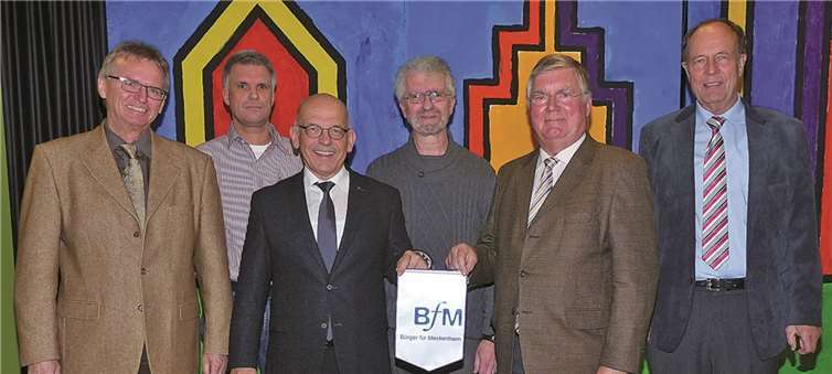 Der neue Vorstand der BfM: Reinhard Diefenbach, Marcus Knopp, Dieter Ohm, Klaus-Jürgen Pusch, Johannes Steger und Joachim Behne. Auf dem Foto fehlen Reinhard Schiller und Eduard Becker (von links nach rechts). BfM