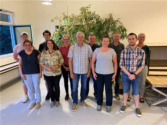 Der neue Vorstand der Burgbläser.  Foto: privat