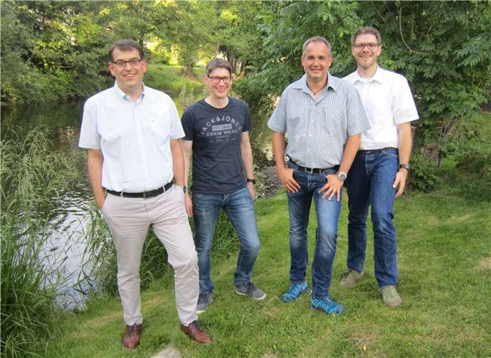 Der neue Vorstand der CDU-Fraktion im Adenauer Verbandsgemeinderat (v.l.): Torsten Raths, Jörg Brommenschenkel, Mike Mönig, Christian Frings.