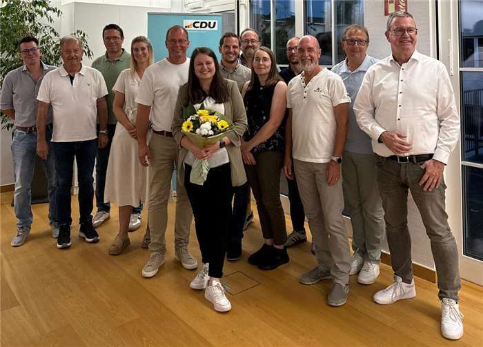 Der neue Vorstand der CDU Mendig mit Vorsitzender Julia Schrödl (Mitte) und Stellvertreter Jörg Lempertz. Foto: privat