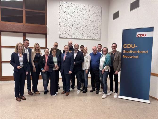 Der neue Vorstand der CDu Neuwied.  Foto: CDU Neuwied