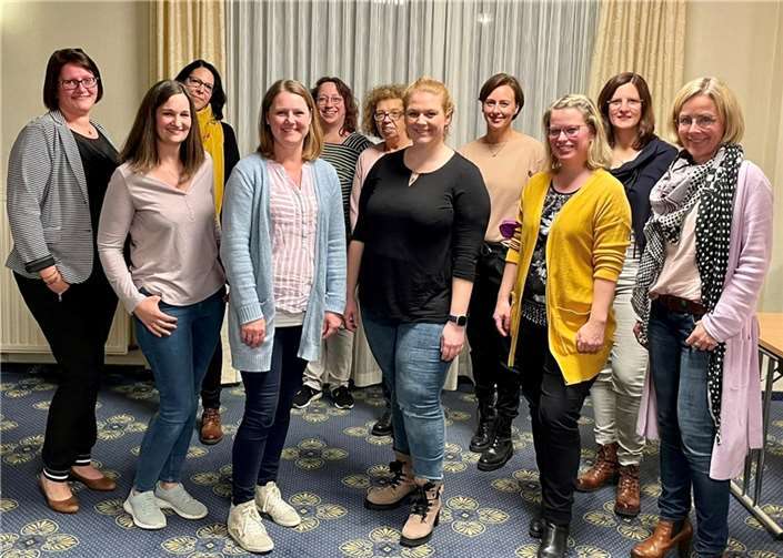 Der neue Vorstand der Dieblicher Möhnen. Foto: privat