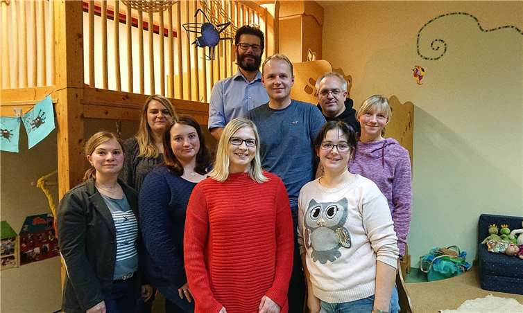 Der neue Vorstand der Elternschaft der Kindertagesstätte „Haus Kunterbunt“. Foto: privat