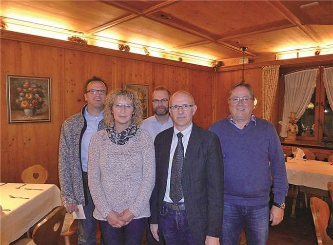Der neue Vorstand der FWG-Weibern (v.l.): Helmut Reuter ,Elfriede Schumacher,Eugen Ritzdorf, Elmar Dölle und Peter-Josef Schmitz.privat