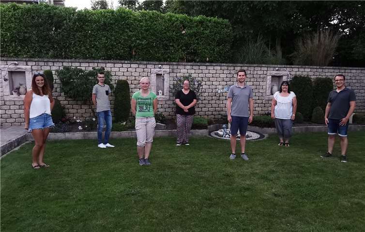 Der neue Vorstand der HSG (v.l.n.r.): Isa Kuhn, Nico Schneider, Annika Erstling, Kerstin Schmitz, Nico Beil, Heike Milles-Kohns, Markus Elzer. Foto: privat