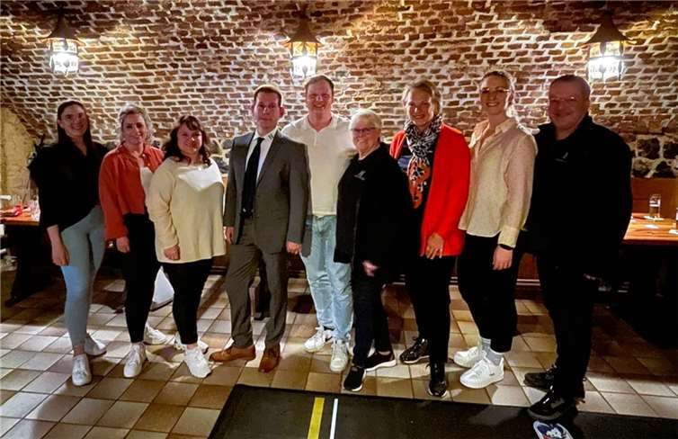 Der neue Vorstand der Hafengarde Oberwinter. Foto: privat