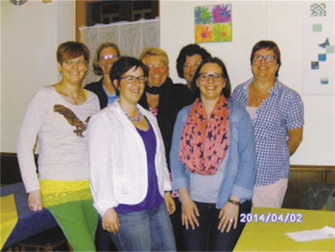 Der neue Vorstand der Heimbacher Möhnen. privat