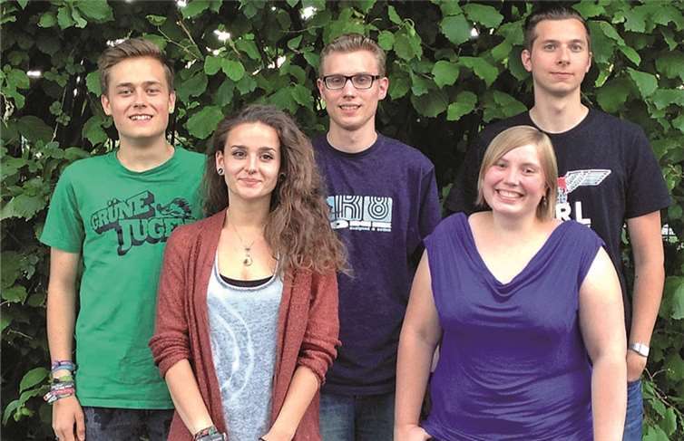 Der neue Vorstand der Jugendorganisation von B’90/Die Grünen Rhein-Sieg (v.l.): Kjell Wistorff, Mara Frietsch, Tobias Hasenberg, Imke Geske, Jakob Lichtenberg. Es fehlt Natascha Benayas Delgado.privat