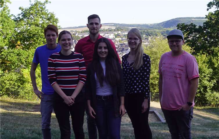 Der neue Vorstand der Jusos Mayen-Koblenz (v.l.): Jannik Götte, Lena Hardt, Phillip Schmitz, Sevnur Aymergen, Svenja Budde, Chris Czaja.