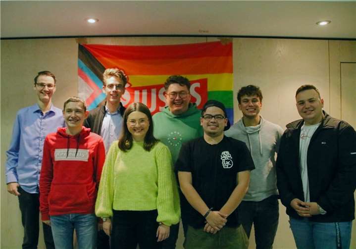 Der neue Vorstand der Jusos Mayen-Koblenz: (v.l.) Sven Krämer, Luca Schumacher, Paul Freyth, Julia Brod, Elias Wilbert, Joshua Bein, und Amer Ljajic.  Foto: privat