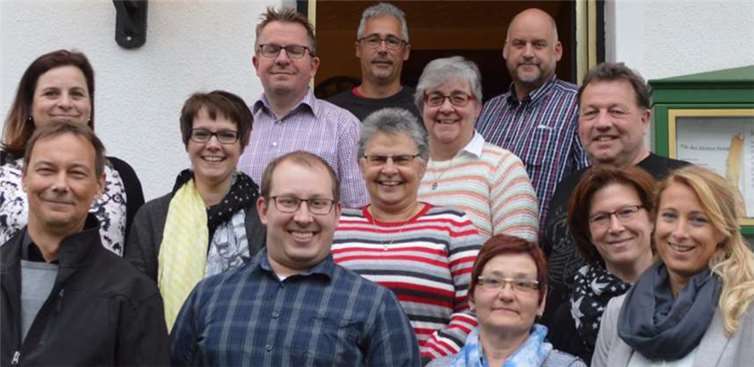 Der neue Vorstand der KG "Bunte Kuh". Hardy Mies