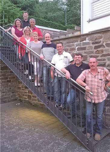 Der neue Vorstand der KG Burgbrohl. privat