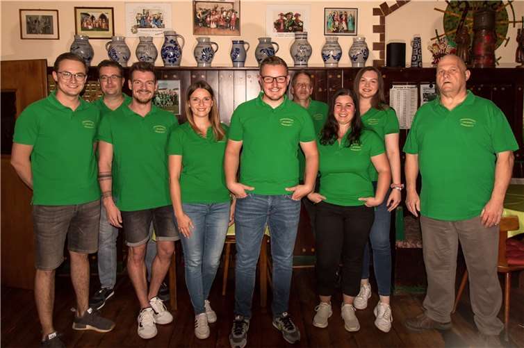 Der neue Vorstand der KG (v.l.n.r.): Janik Bernardi, Stephan Lütkemeier, Björn Kuppler, Anita Bonk, Dominik Pretz, Andreas Hehl, Marina Reichert, Rhea-Maria Fischer und Erich Günther.Foto: privat