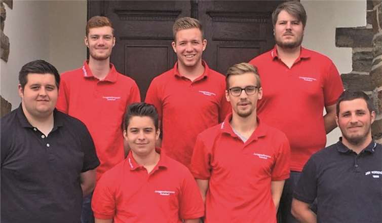 Der neue Vorstand der Koisdorfer Junggesellen stellt sich künftig den Herausforderungen.  privat