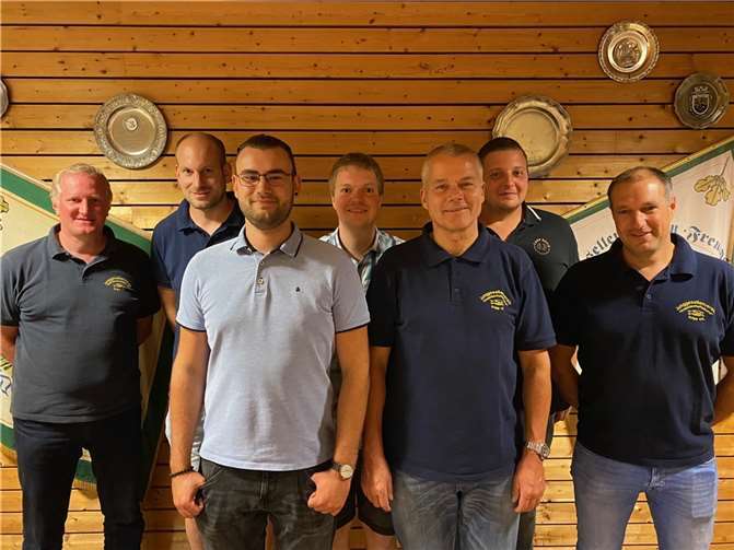 Der neue Vorstand der Kripper Junggesellen. Foto: privat