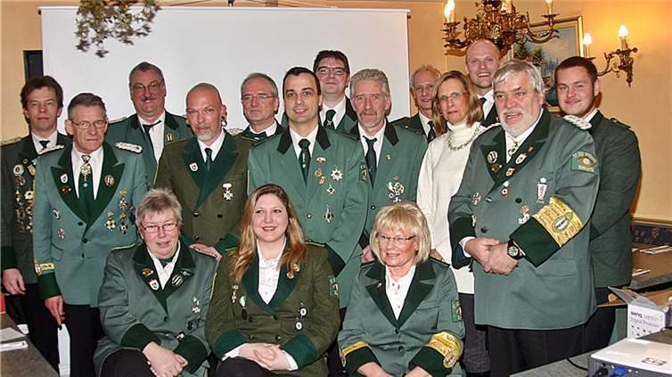 Der neue Vorstand der St. Sebastianus-Schützenbrüderschaft Sinzig. RÜ