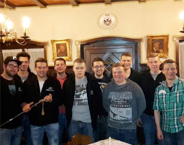 Der neue Vorstand der Walporzheimer Junggesellen.privat