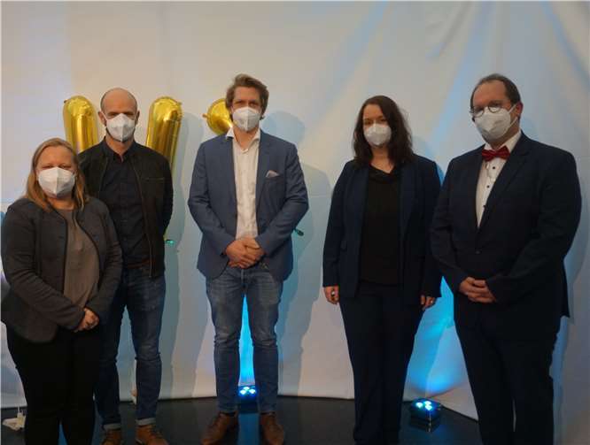 Der neue Vorstand der Wirtschaftsjunioren Rhein-Ahr (v.l.n.r.): Yvonne Berndt (Sprecher Fördermitglieder), Alexander Walser (stellv. Kreissprecher), Jonas Deißler (Kreissprecher), Kirsten Müller (stellv. Kreissprecher), Sebastian Jonas (Past President).Foto: privat