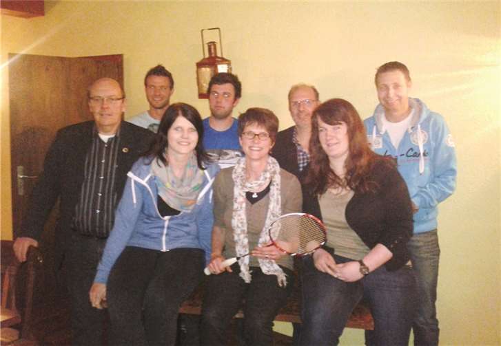 Der neue Vorstand des 1. BC Neuwied, v.li. Hans Rhein, Sascha Kresin, Julia Flada, Fabian Flada, Marion Lauenstein, Piero Sabatino, Christina Voß, Dirk Porsch, es fehlt Stefan Baumgarten. privat