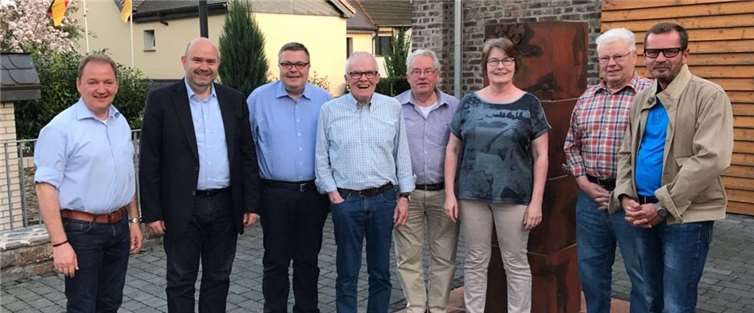 Der neue Vorstand des CDU-Ortsverbands Leutesdorf. privat