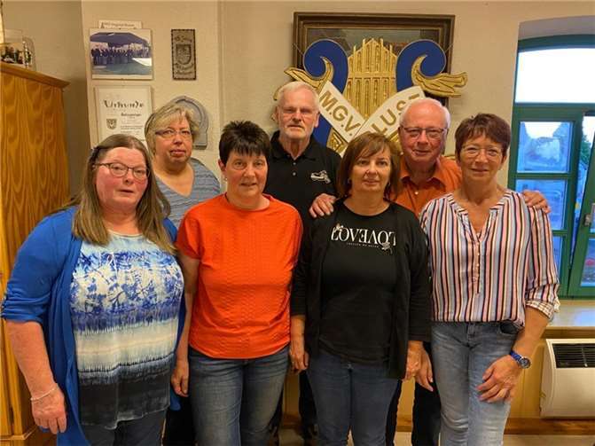 Der neue Vorstand des Chors.  Foto: privat