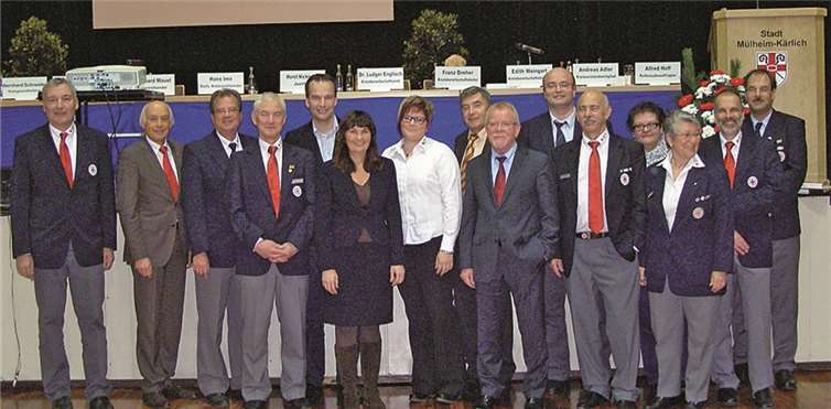 Der neue Vorstand des DRK-Kreisverbandes. Ralf Schandy