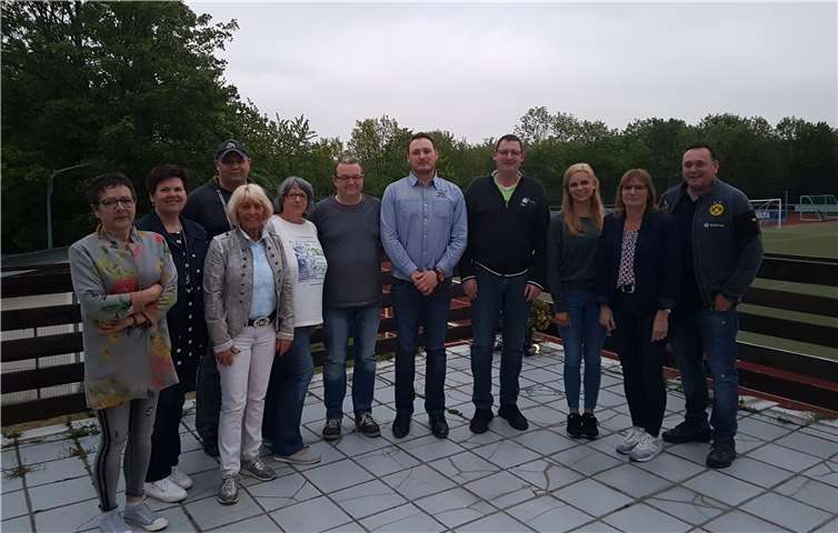 Der neue Vorstand des Funkencorps Blau-Wiess. Foto: privat