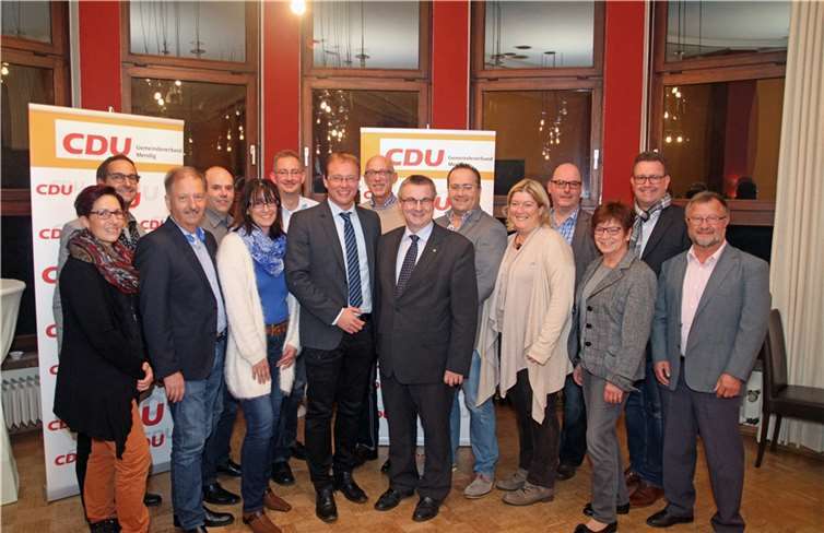 Der neue Vorstand des Gemeindeverbands der CDU Mendig. Heinrich Schulte