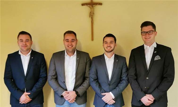 Der neue Vorstand des Kath. Junggesellenvereins Leubsdorf. Foto: privat