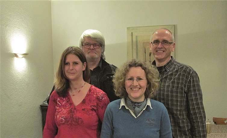 Der neue Vorstand des Kreisimkerverbands Ahrweiler (v.l.): Stefanie Kruppa, Hans Bäumchen, Barbara Hartmann, Andreas Schneider. Michael Fuchs
