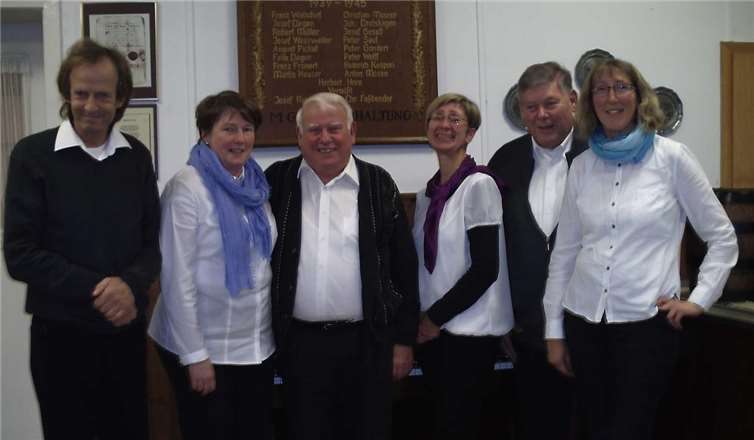 Der neue Vorstand des MGV „Unterhaltung“ Niederlützingen.privat